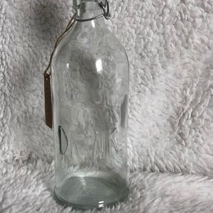 Rae Dunn Glass “Drink” Bottle